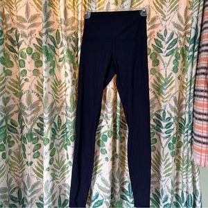 Lululemon Navy Ribbed Align Leggings